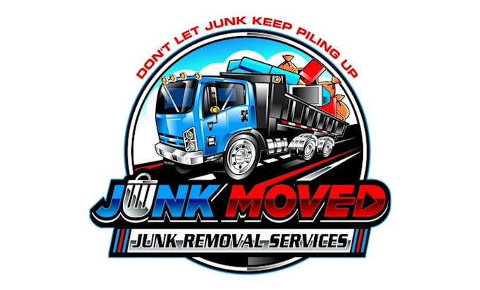 design particular classic junk removal logo
