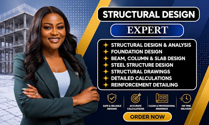 structural load calculations for beams, slabs and column