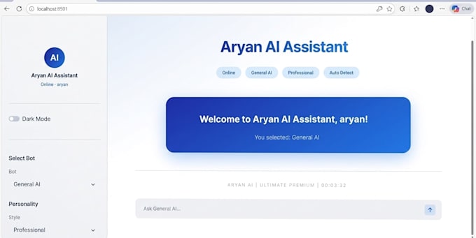 build custom ai chatbots using python with professional gui