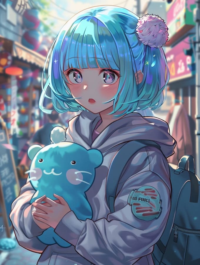 any character in anime style