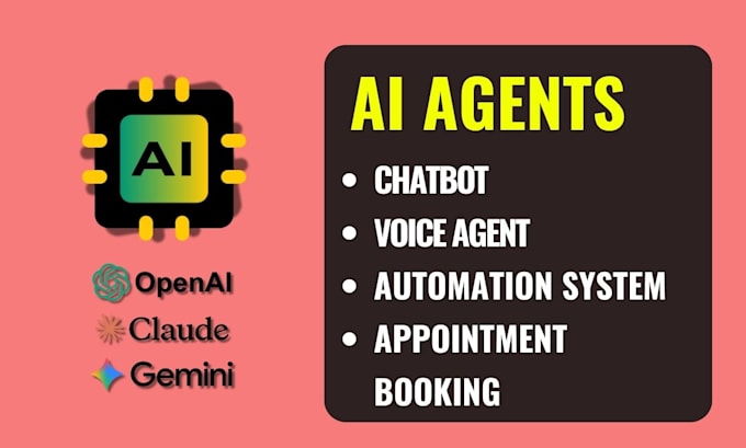 build ai agents chatbot voice bots and automation systems