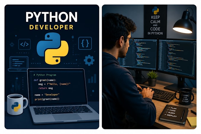 do python programming, automation scripts, and small projects