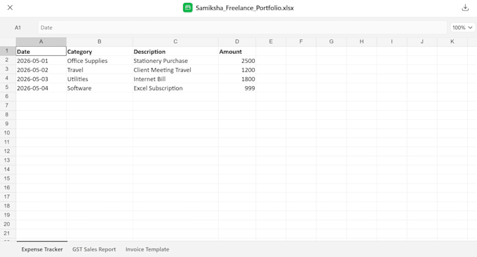 do excel reporting, accounting support, and data entry
