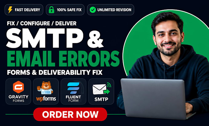 fix, create SMTP email problems quotes form gravity forms wpform fluent form pro