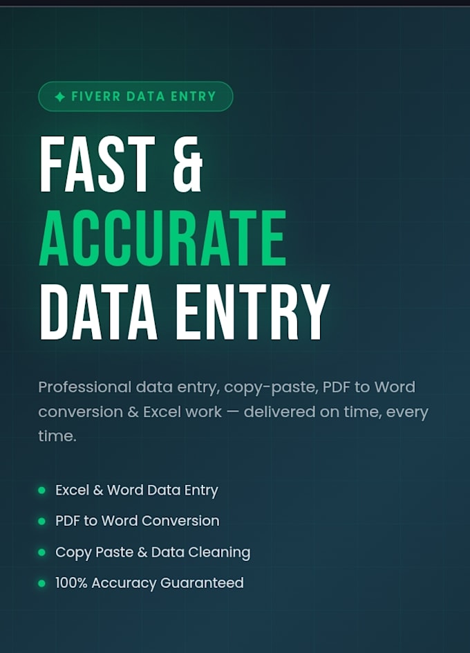 do fast and accurate data entry and copy paste work