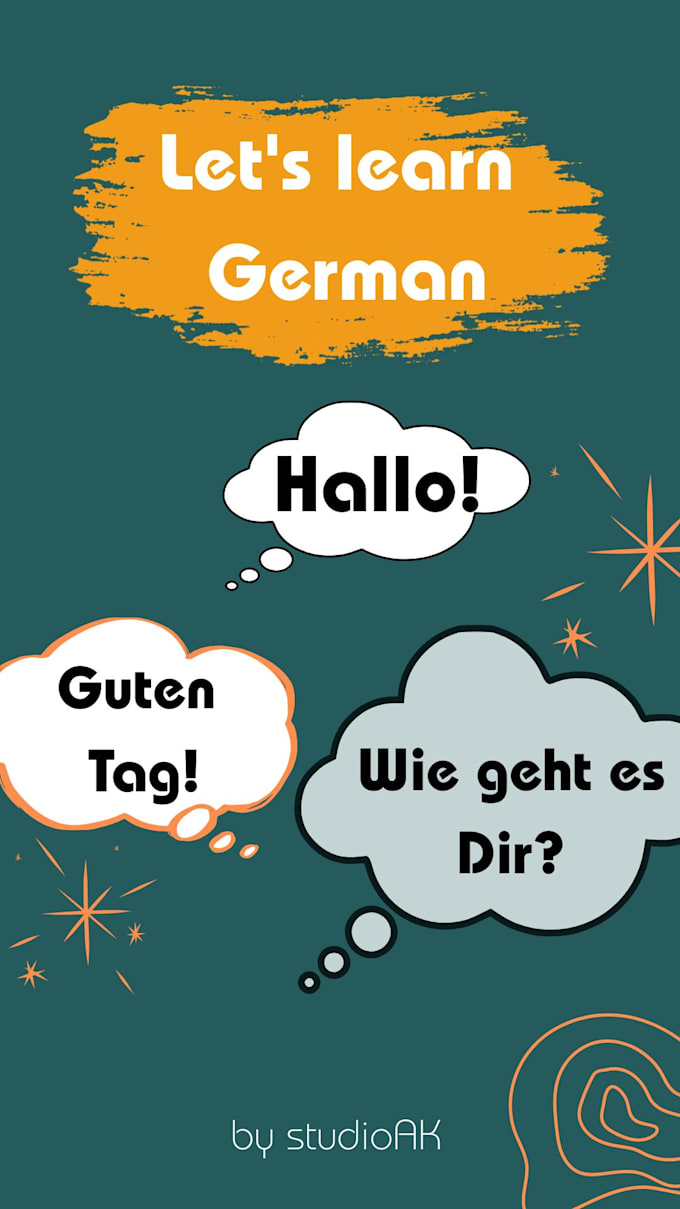 teach conversational german in clear native hochdeutsch