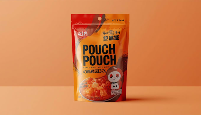 design creative box, pouch and label packaging design