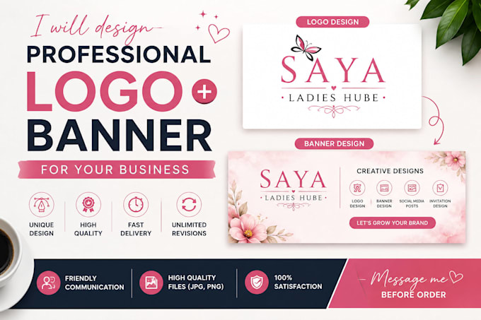 design modern logo and attractive posters