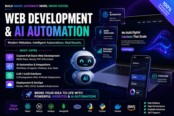 do web development and ai automation