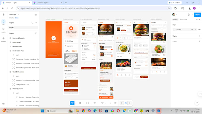 design a modern UI UX for your website or mobile app