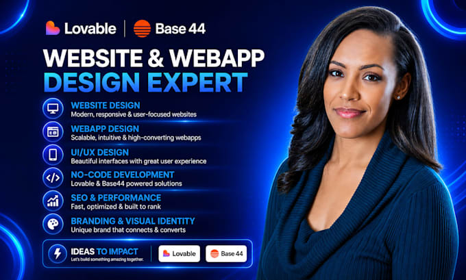 design convert lovable loveable base44 wesbite  saas mvp to wordpress redesign