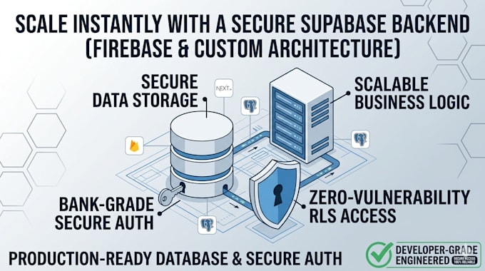 build a secure supabase backend and database for your site