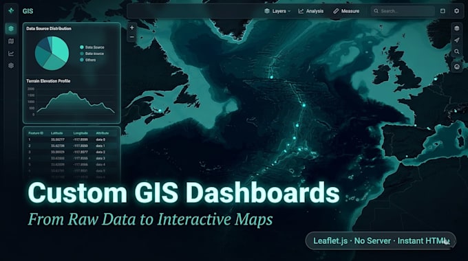 turn your gis and spatial data into an interactive web dashboard