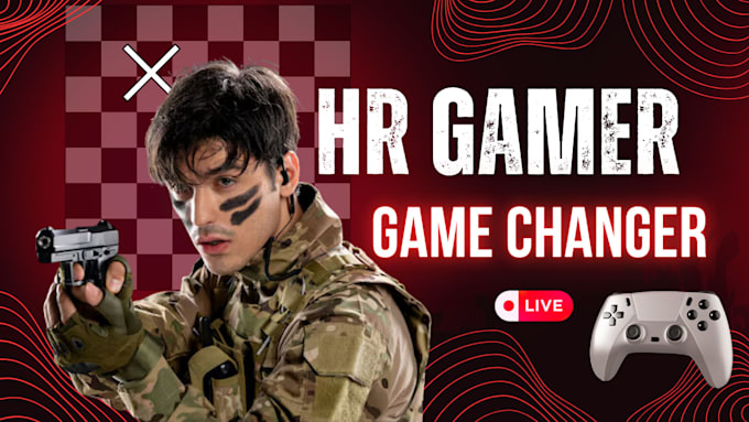 design catchy gaming youtube thumbnails