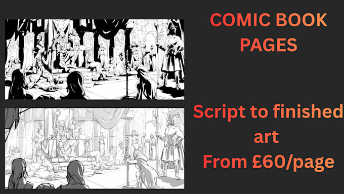 create custom comic book pages for your indie comic or graphic story