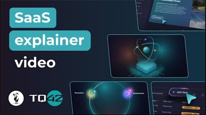 do a saas explainer video, saas product ads with animated user interface