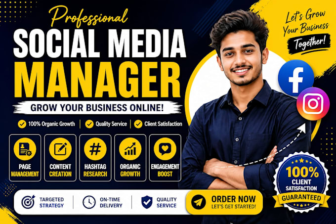 manage your social media accounts professionally