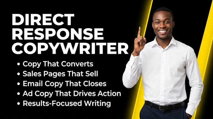 write direct response copy that converts  browsers into buyers