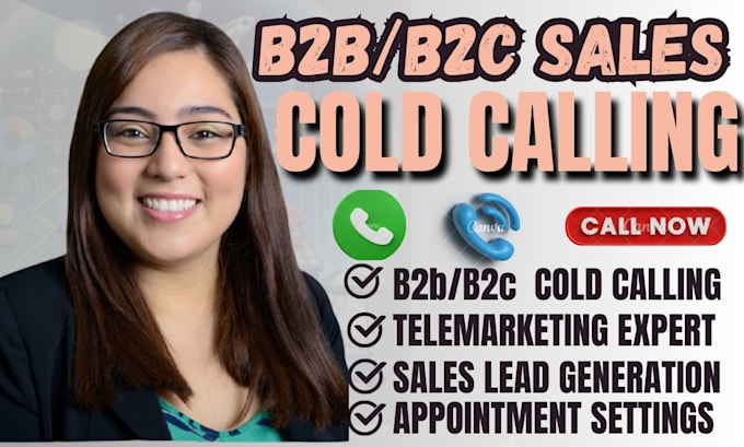 do b2c cold calling b2b cold calling virtual assistant USA b2b b2c cold caller