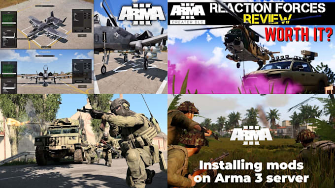 create arma3 server setup custom arma3 mods scripts arma 3 maps weapons clothing