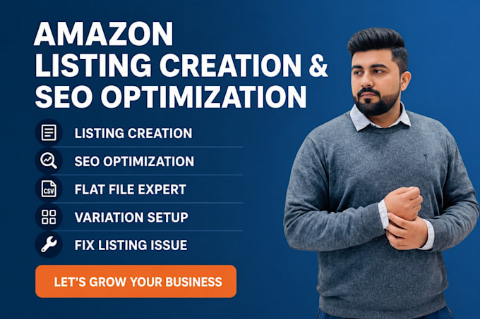 do amazon listing optimization, fba product listing and seo