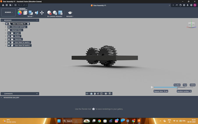 do professional 3d modeling and mechanical design in fusion 360