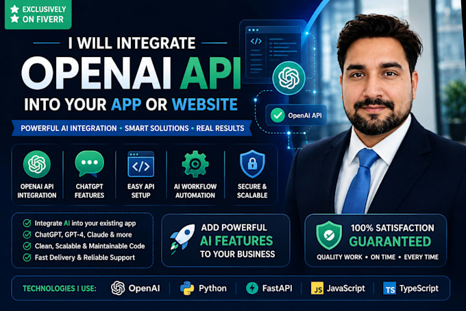 integrate openai API into your app or website