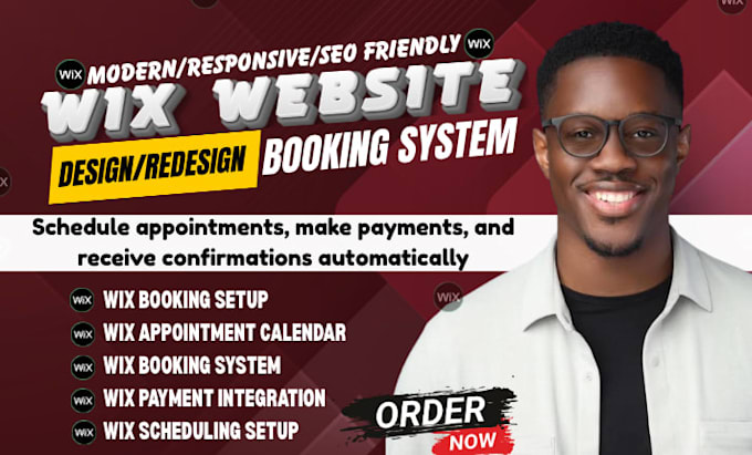 setup your wix booking system appointment calendar and payment integration