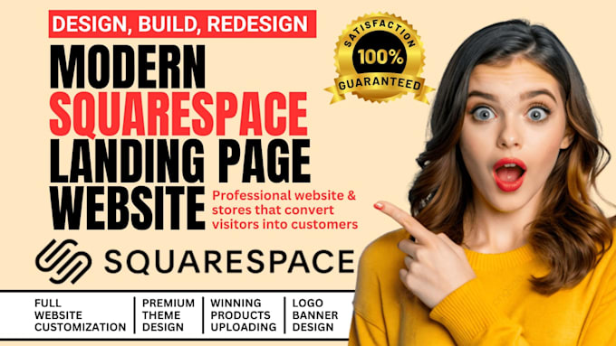build moden wix squarespace website design redesign squarespace blog development