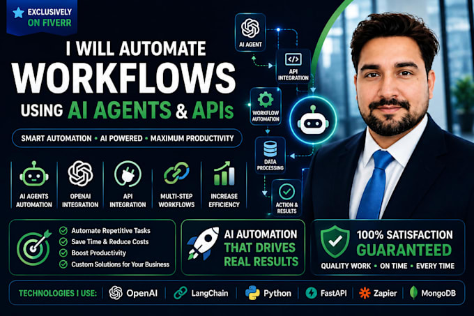 automate workflows using ai agents and apis