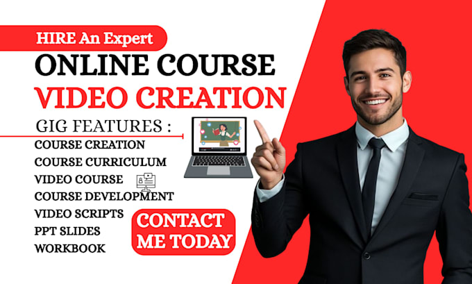 create online course content, interactive slides, lms training videos for school