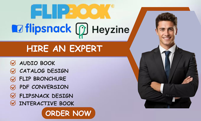 create interactive flipbook, flipsnack, heyzine PDF catalog brochure magazine