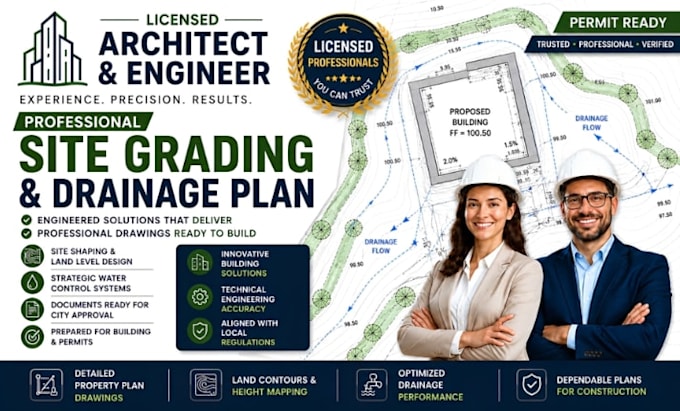 design precise site grading and contour mapping plans