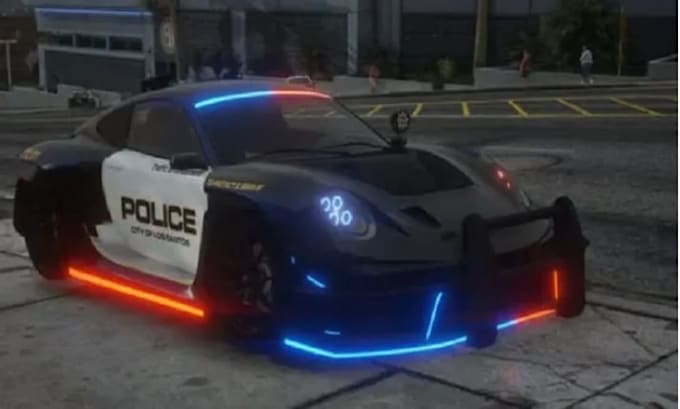 do custom 3d fivem car model, gta v addon mods, rp ready render