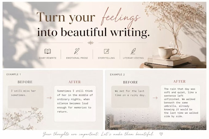 rewrite ai generated text to sound human and emotional