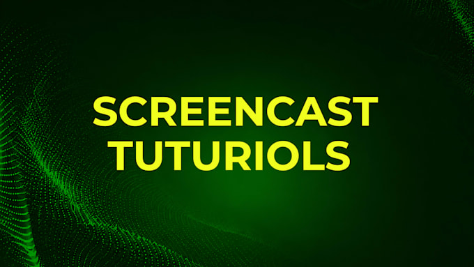 record, edit, and voice over your screencast or tutorial