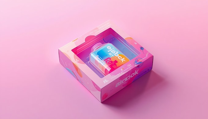 design creative box, pouch and label packaging design