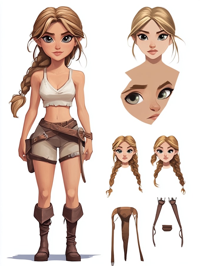 design 2d game character