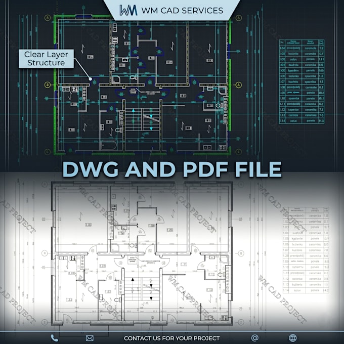 professionally convert PDF or sketch to autocad dwg