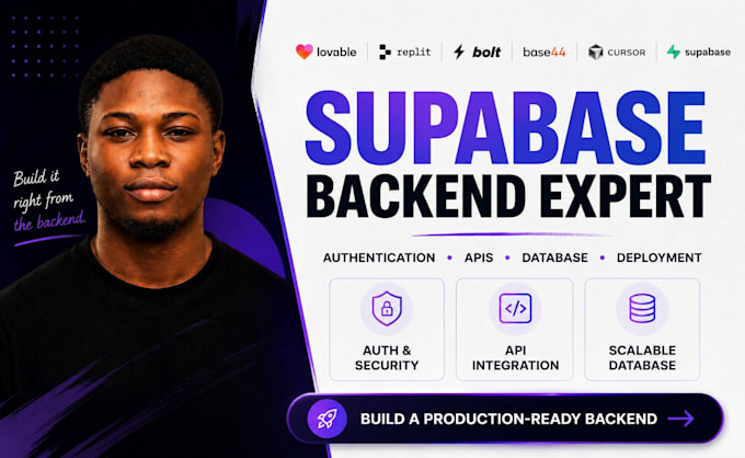 build supabase backend, auth, apis for lovable replit bolt cursor base44