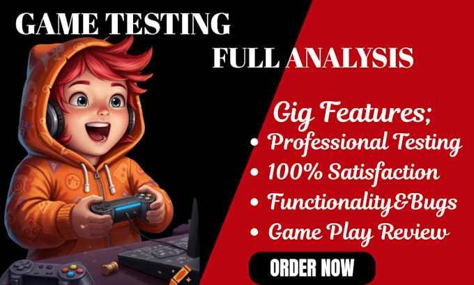 do manual game testing, play test your steam, pc, mobile game ,app test