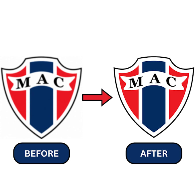 vector tracing, logo vectorization, redrawing the picture