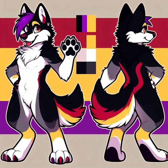 draw furry ref sheet anthro nsfw furry ref sheet