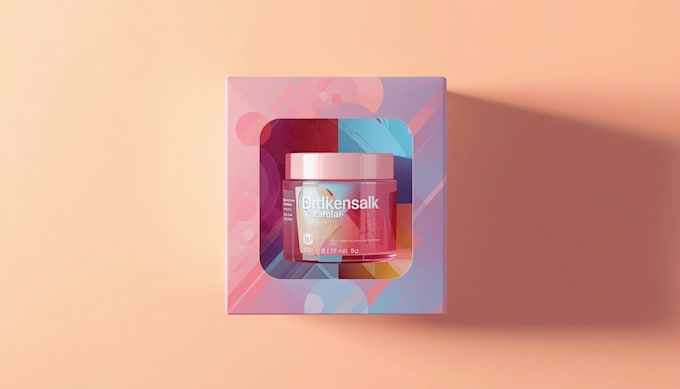 design creative box, pouch and label packaging design