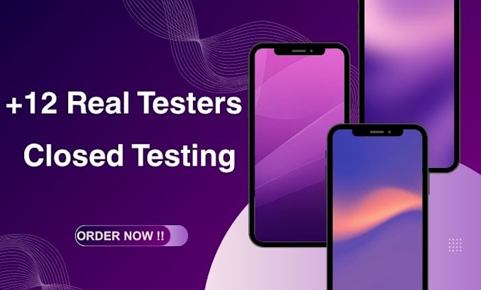 provide 12 testers closed testing 20 testers mobile app testing 12 testers