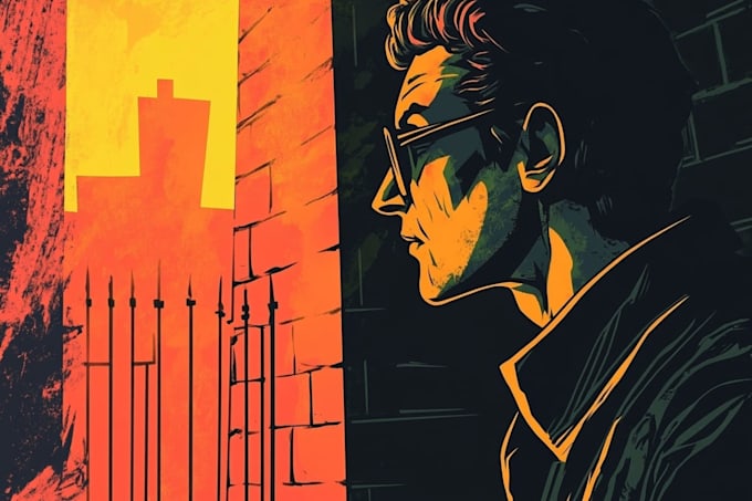 comic book illustration with comic book illustrator