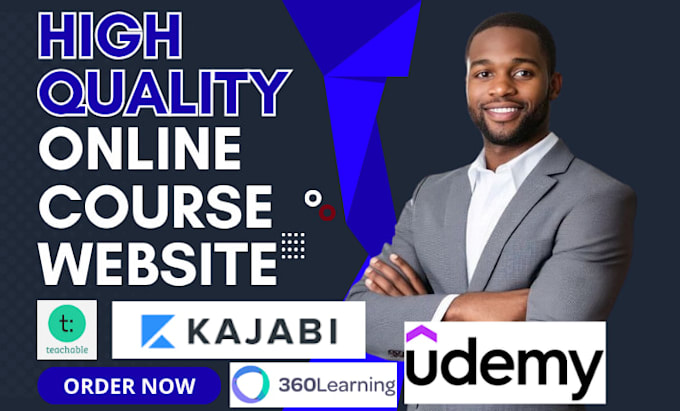 design online course creation website udemy kajabi 360learning teachable