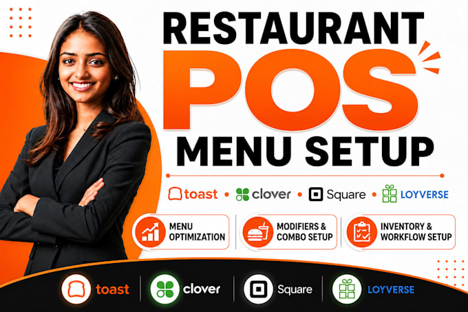 optimize toast pos clover pos square pos and loyverse  menus for restaurant pos