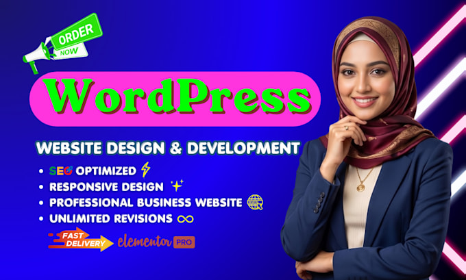 create wordpress website with elementor pro