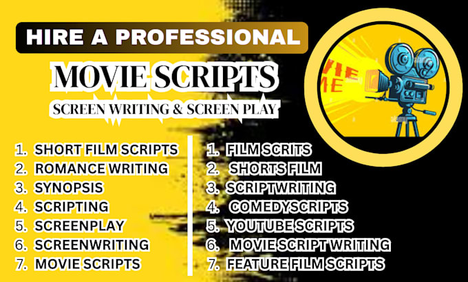 do screenwriting, movie scripts, romance writing, scriptwriting, synopsis